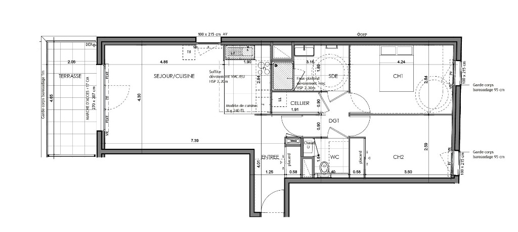 Vente Appartement à Rennes 3 pièces