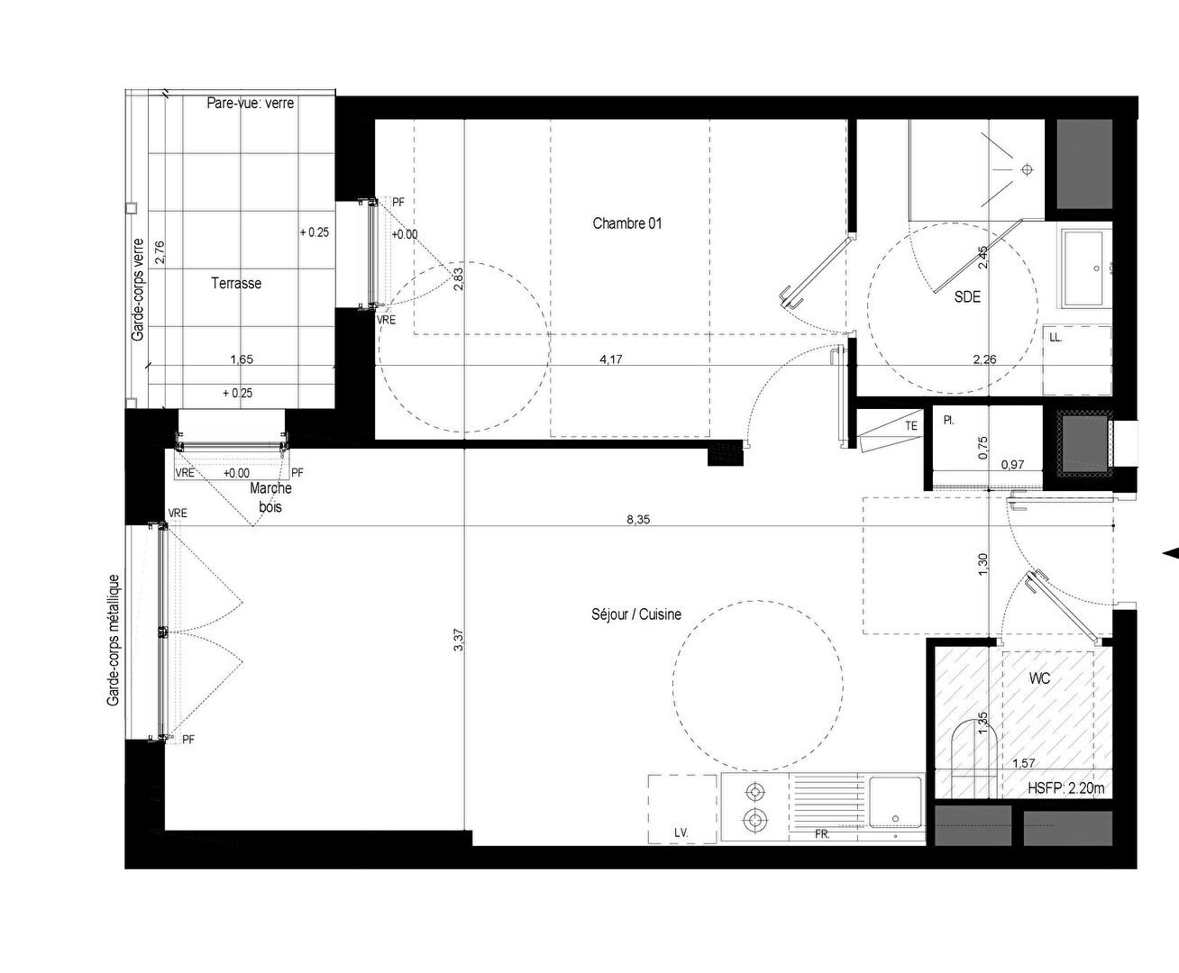 Vente Appartement à Rennes 2 pièces