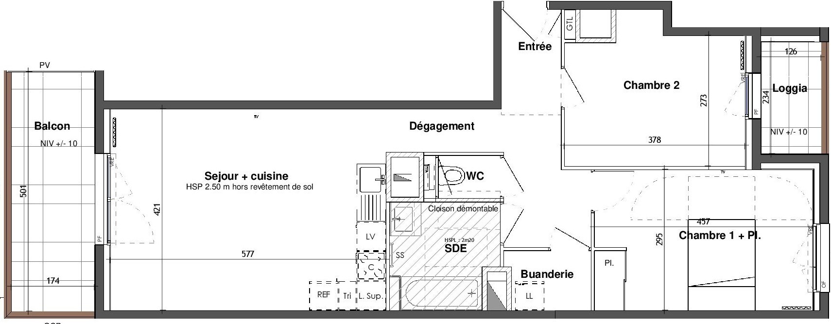 Vente Appartement à Rennes 3 pièces