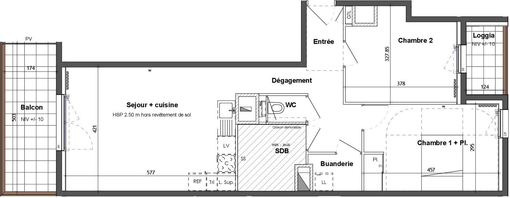 Vente Appartement à Rennes 3 pièces