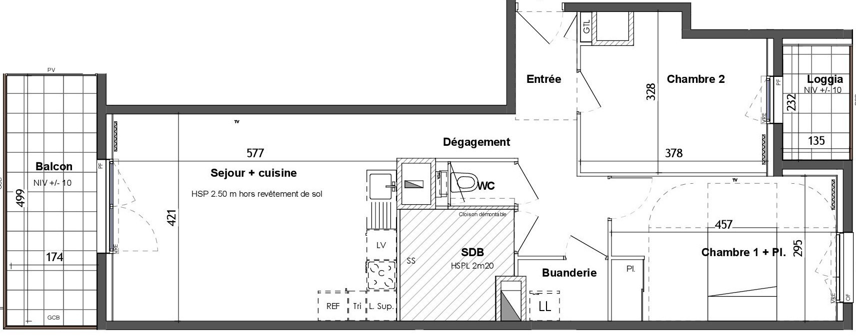 Vente Appartement à Rennes 3 pièces