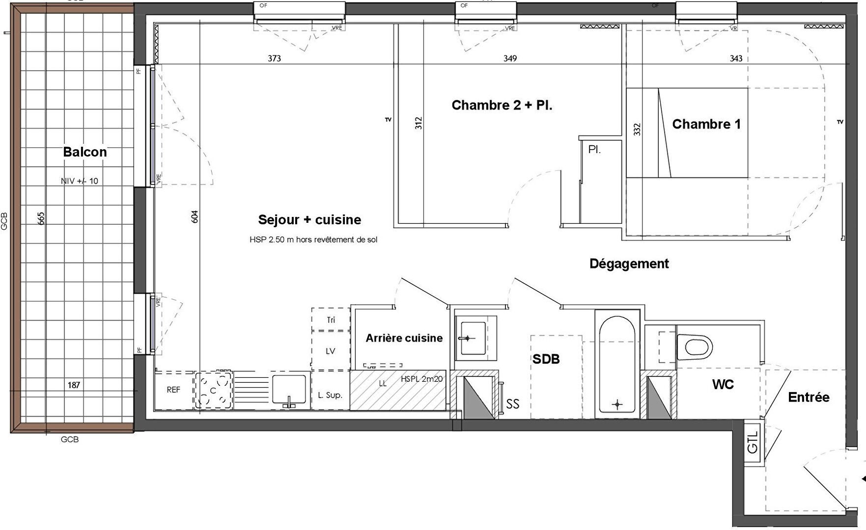 Vente Appartement à Rennes 3 pièces