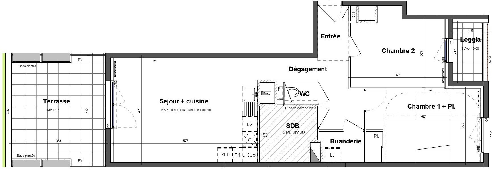 Vente Appartement à Rennes 3 pièces