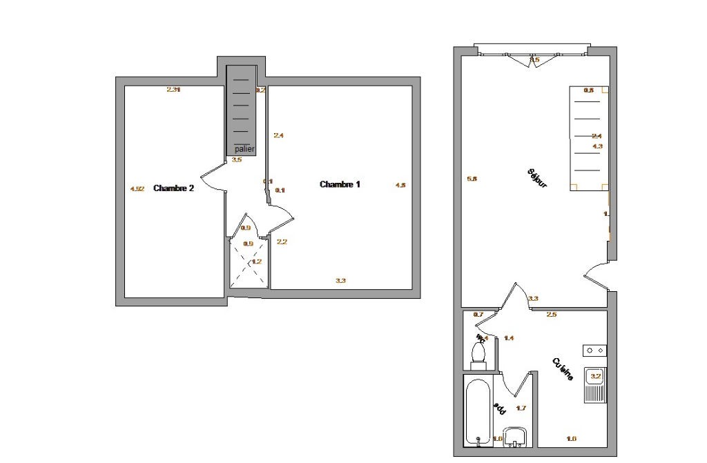 Location Appartement à Rouen 3 pièces