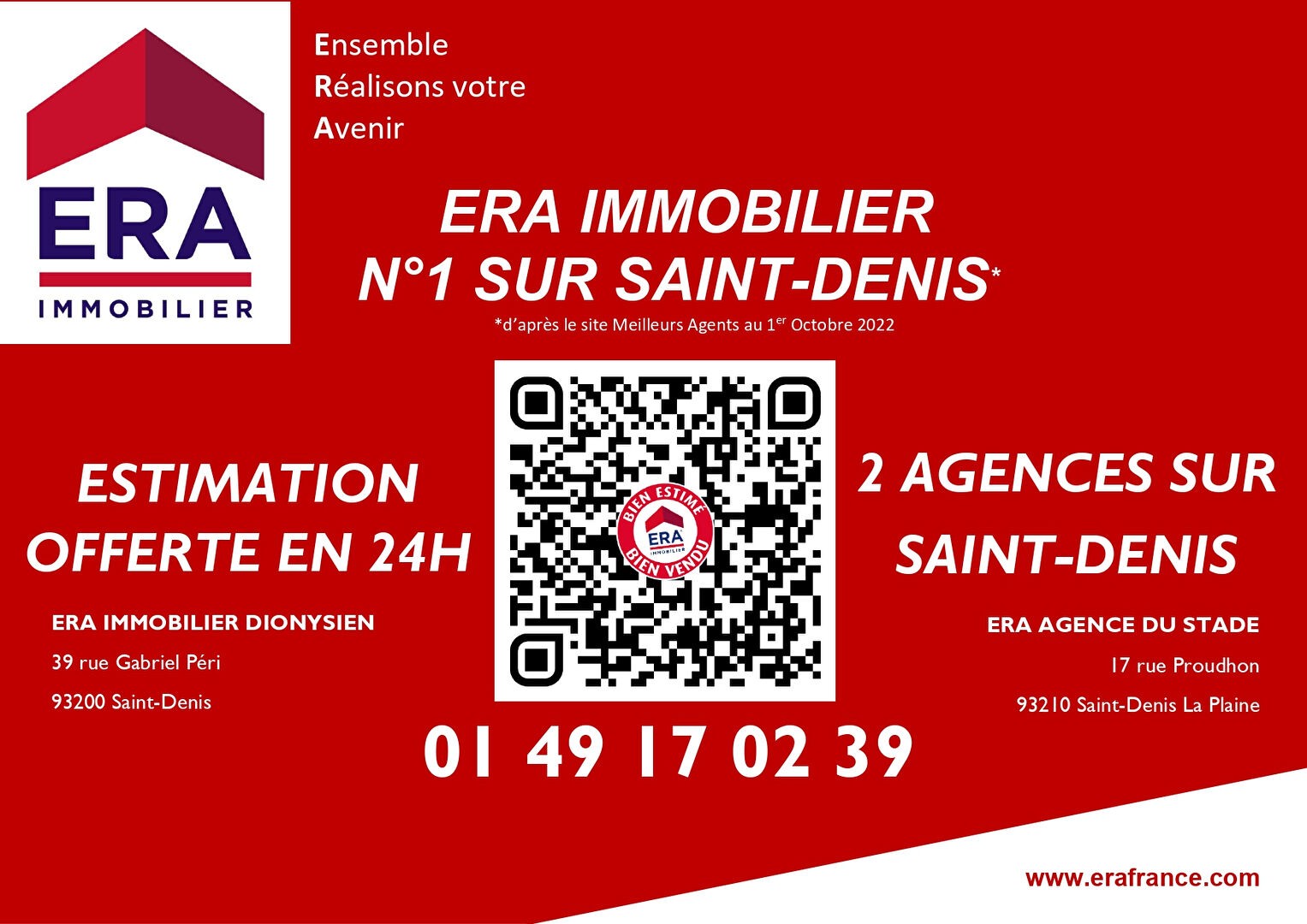 Vente Appartement à Saint-Denis 4 pièces