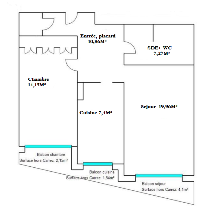 Vente Appartement à Menton 2 pièces