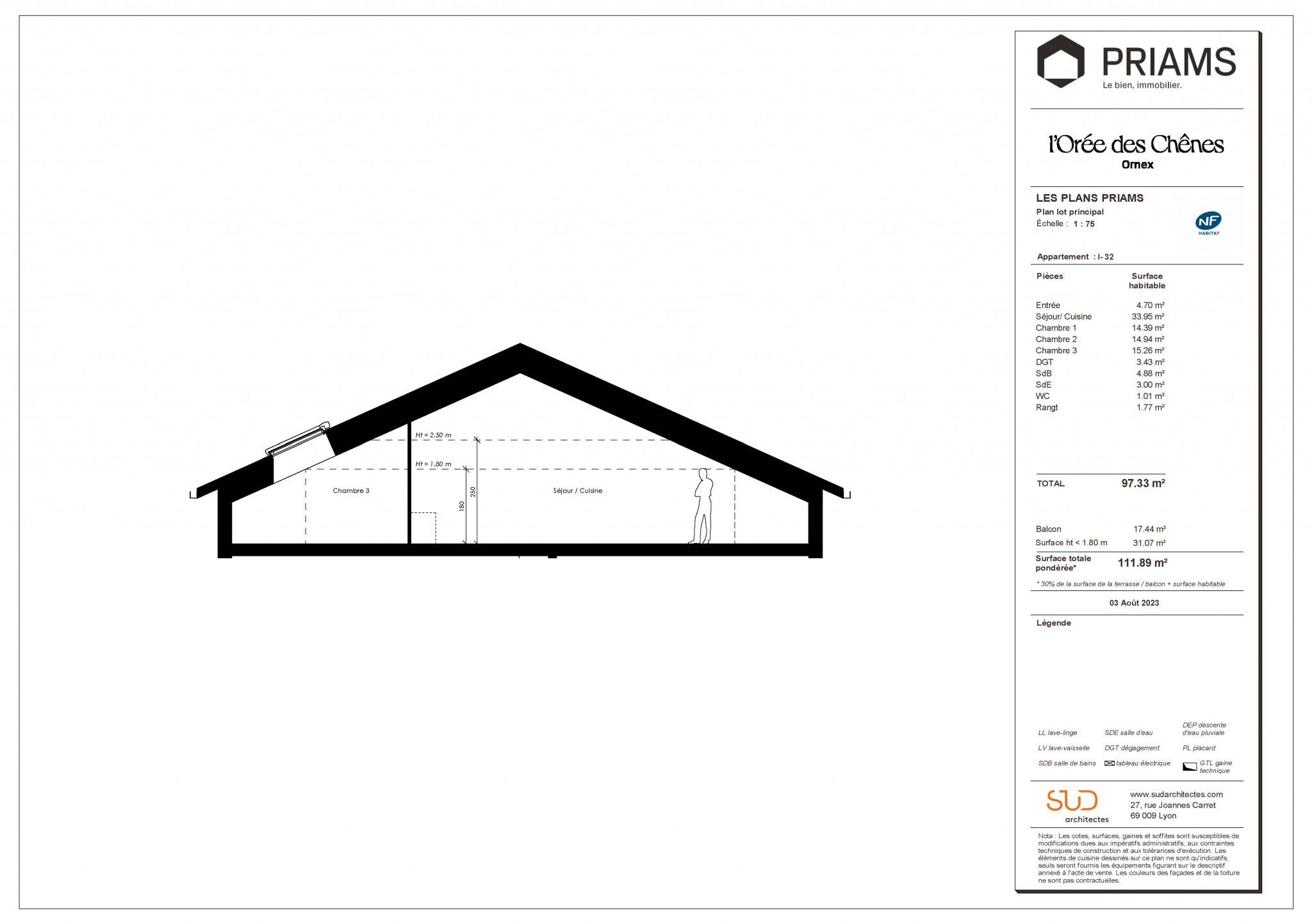 Vente Appartement à Ornex 4 pièces