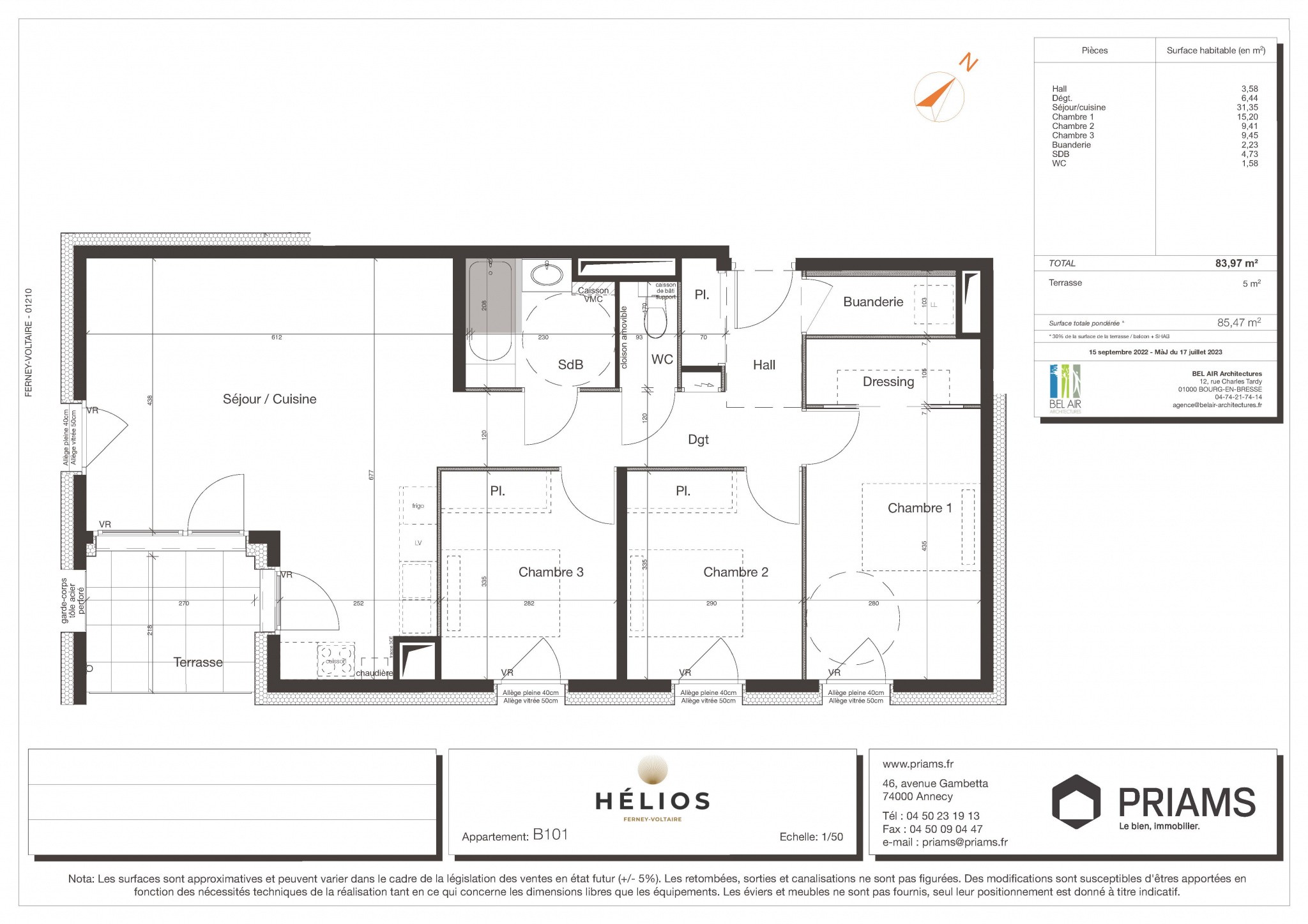 Vente Appartement à Ferney-Voltaire 4 pièces