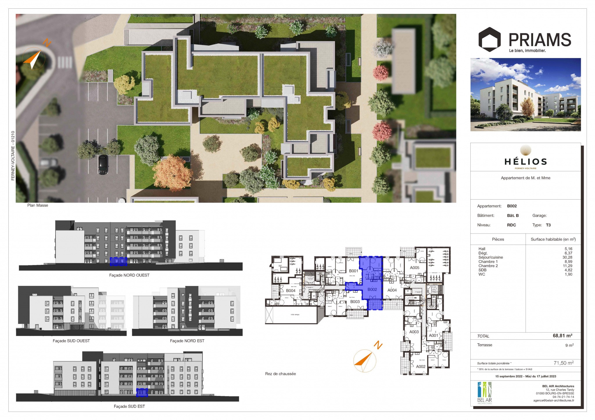 Vente Appartement à Ferney-Voltaire 3 pièces