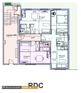 Vente Appartement à Oullins 1 pièce