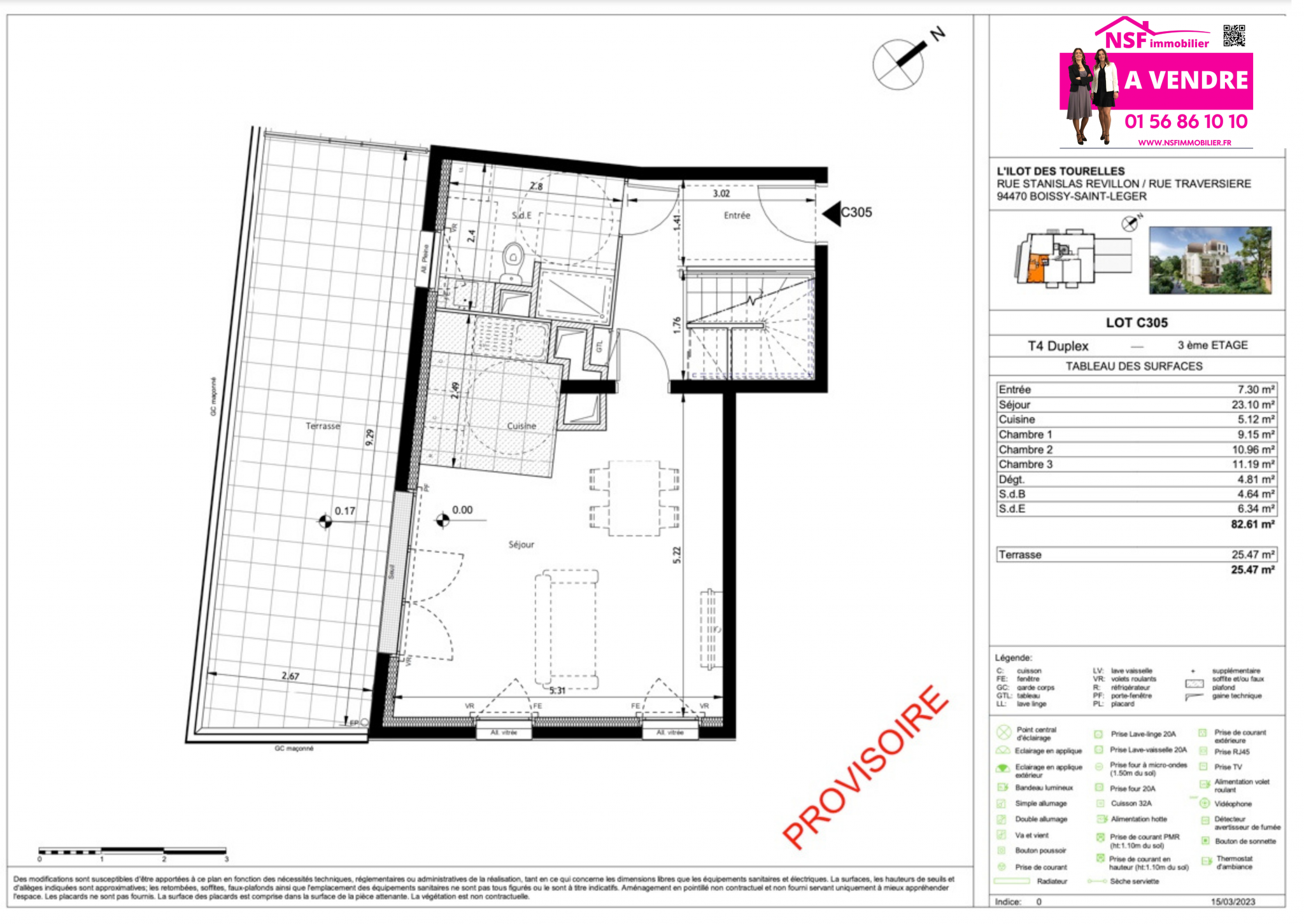 Vente Appartement à Boissy-Saint-Léger 4 pièces