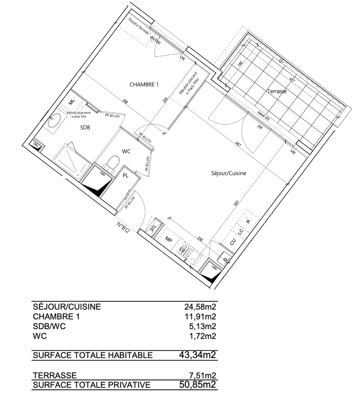 Vente Appartement à Villefranche-sur-Saône 2 pièces