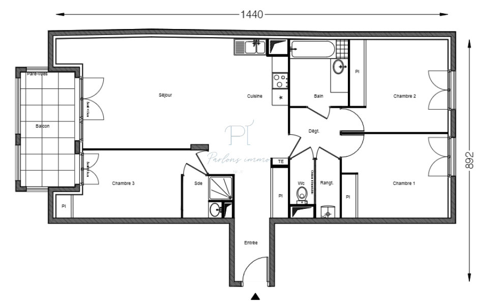 Vente Appartement à Ormesson-sur-Marne 4 pièces