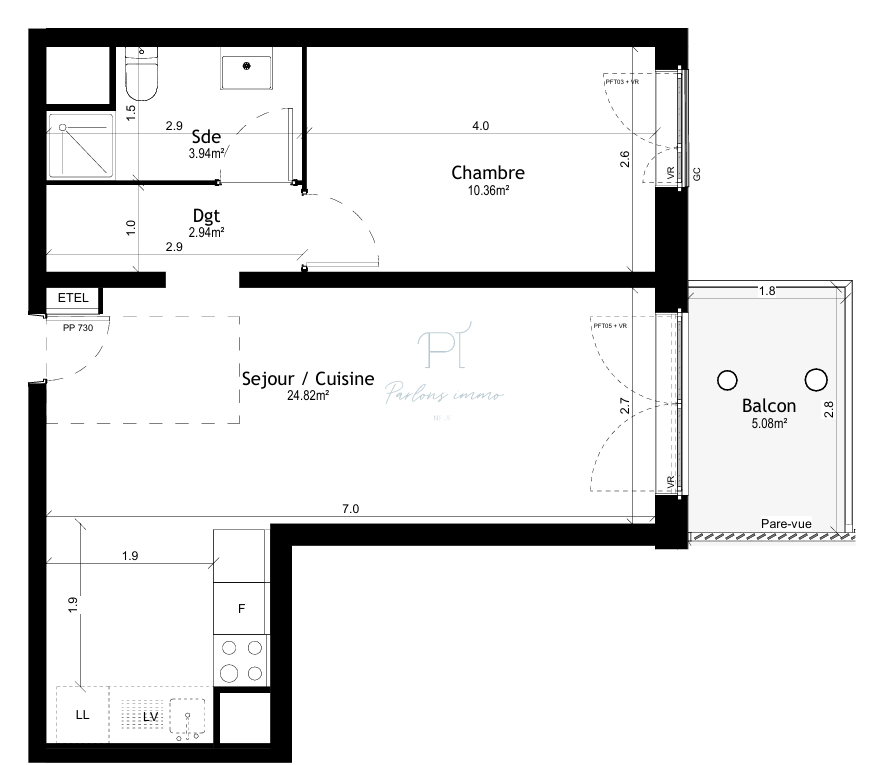 Vente Appartement à Vigneux-sur-Seine 2 pièces