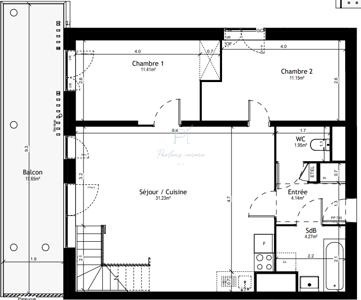 Vente Appartement à Vigneux-sur-Seine 5 pièces