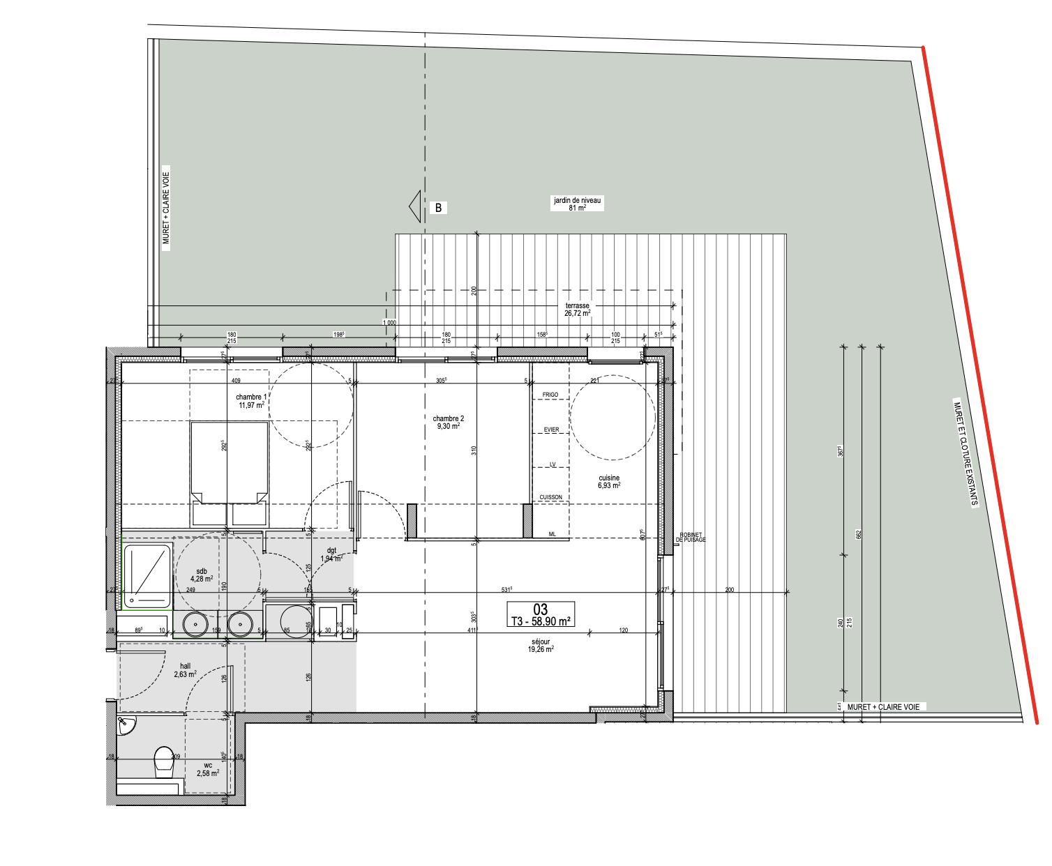 Vente Appartement à Saint-Raphaël 3 pièces