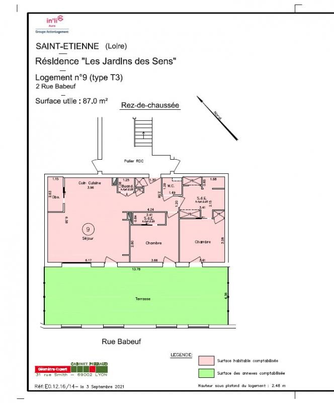 Location Appartement à Saint-Étienne 3 pièces