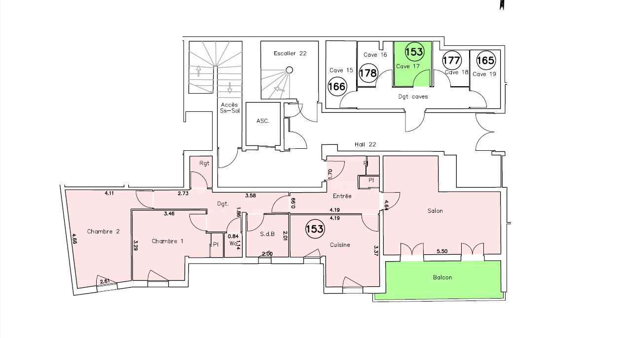 Location Appartement à Saint-Étienne 3 pièces