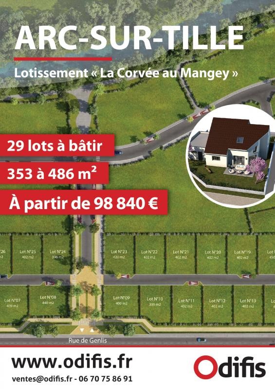 Vente Terrain à Arc-sur-Tille 0 pièce