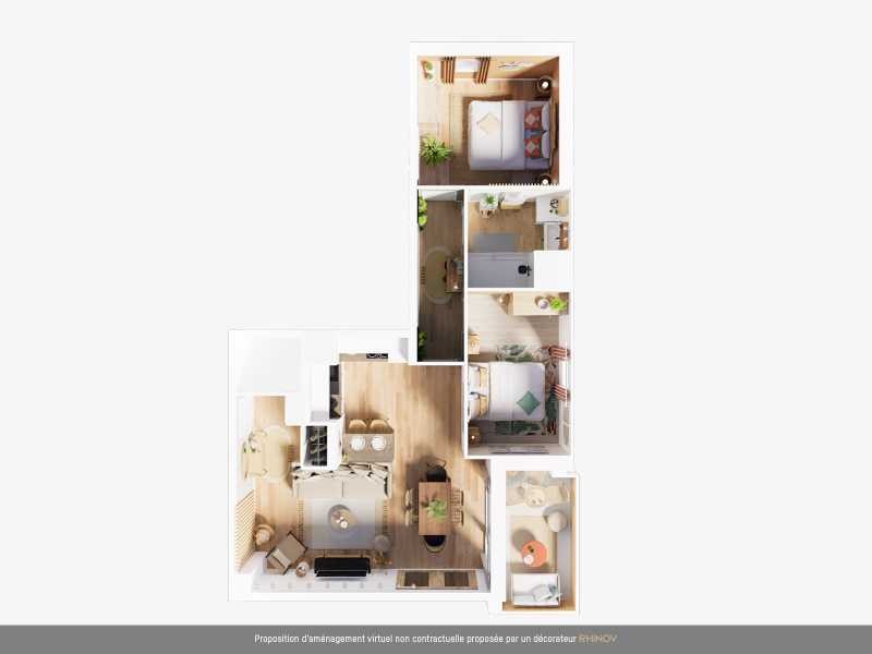 Vente Appartement à Habsheim 3 pièces