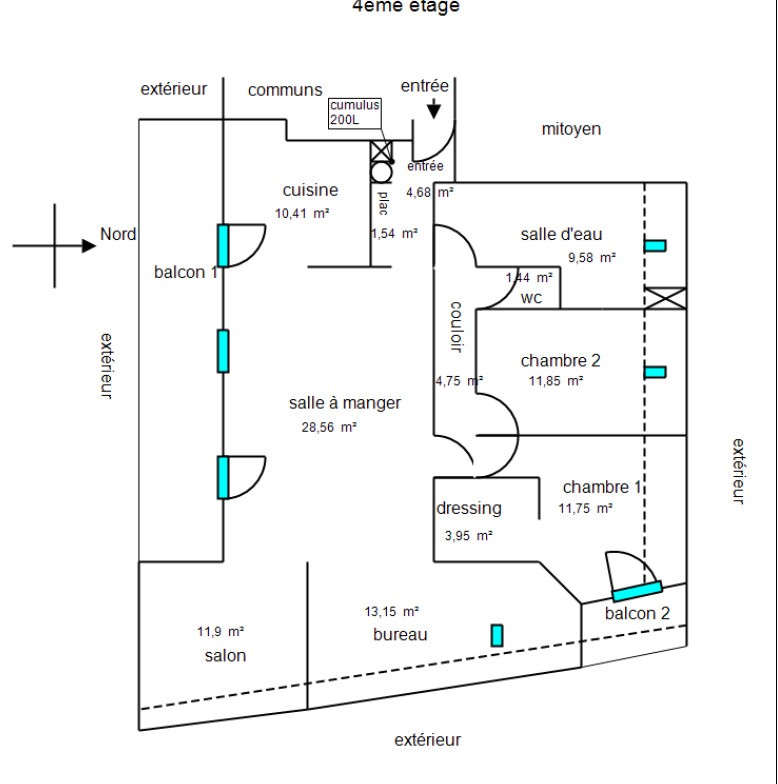 Location Appartement à Audincourt 5 pièces