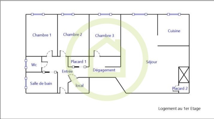 Vente Appartement à Bayon 5 pièces