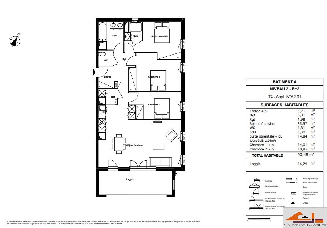 Vente Appartement à Ramonville-Saint-Agne 4 pièces