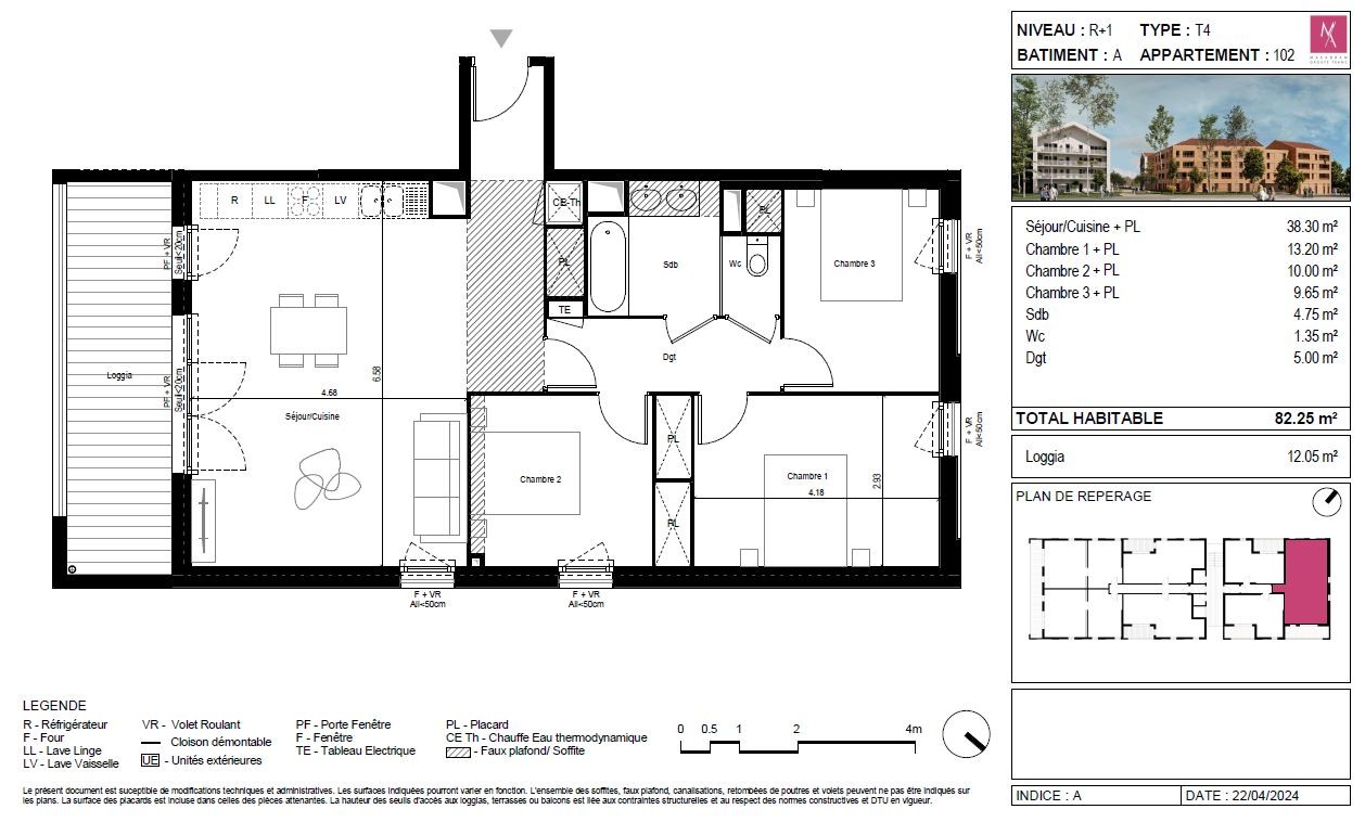 Vente Appartement à l'Union 4 pièces