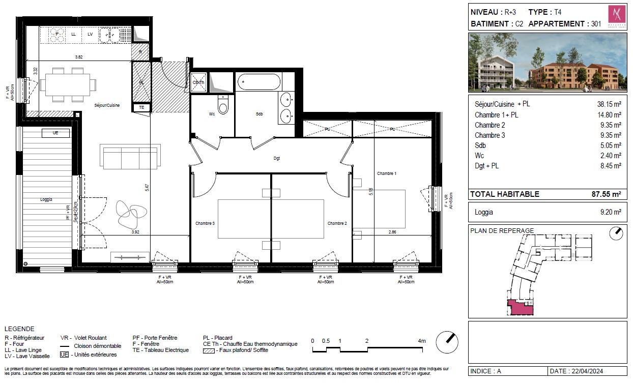 Vente Appartement à l'Union 4 pièces