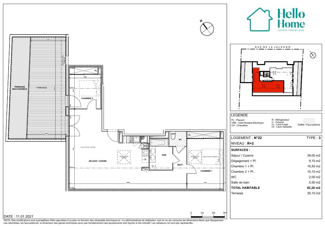 Vente Appartement à Toulouse 3 pièces