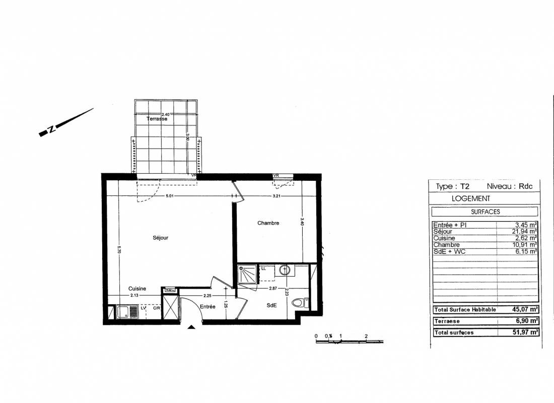 Vente Appartement à Saint-Herblain 2 pièces