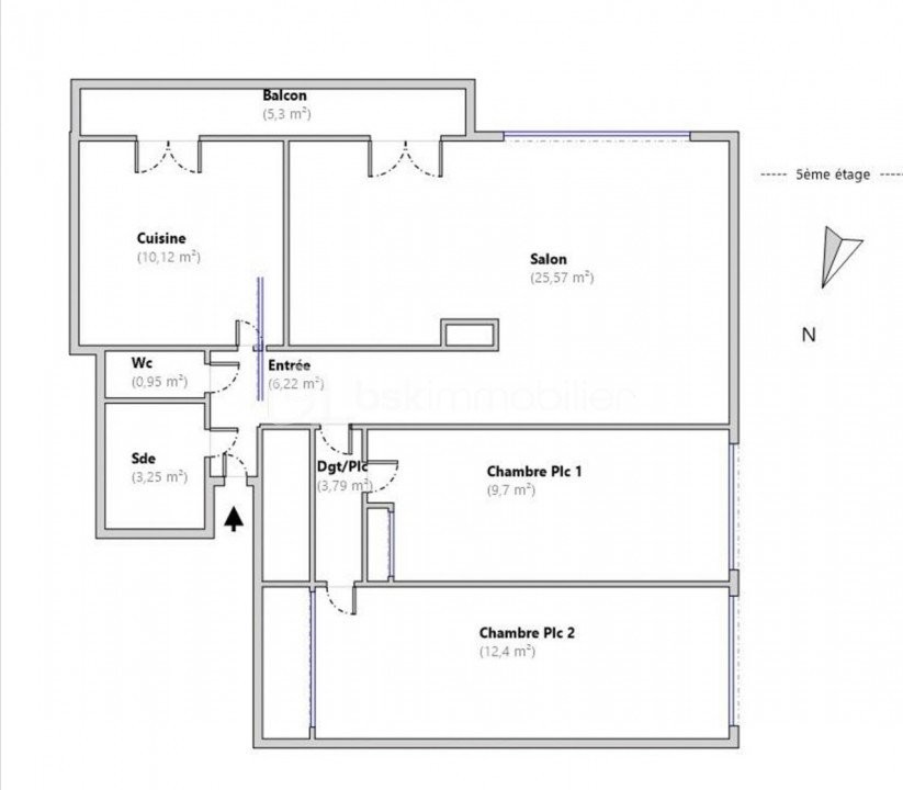 Vente Appartement à Marseille 14e arrondissement 4 pièces