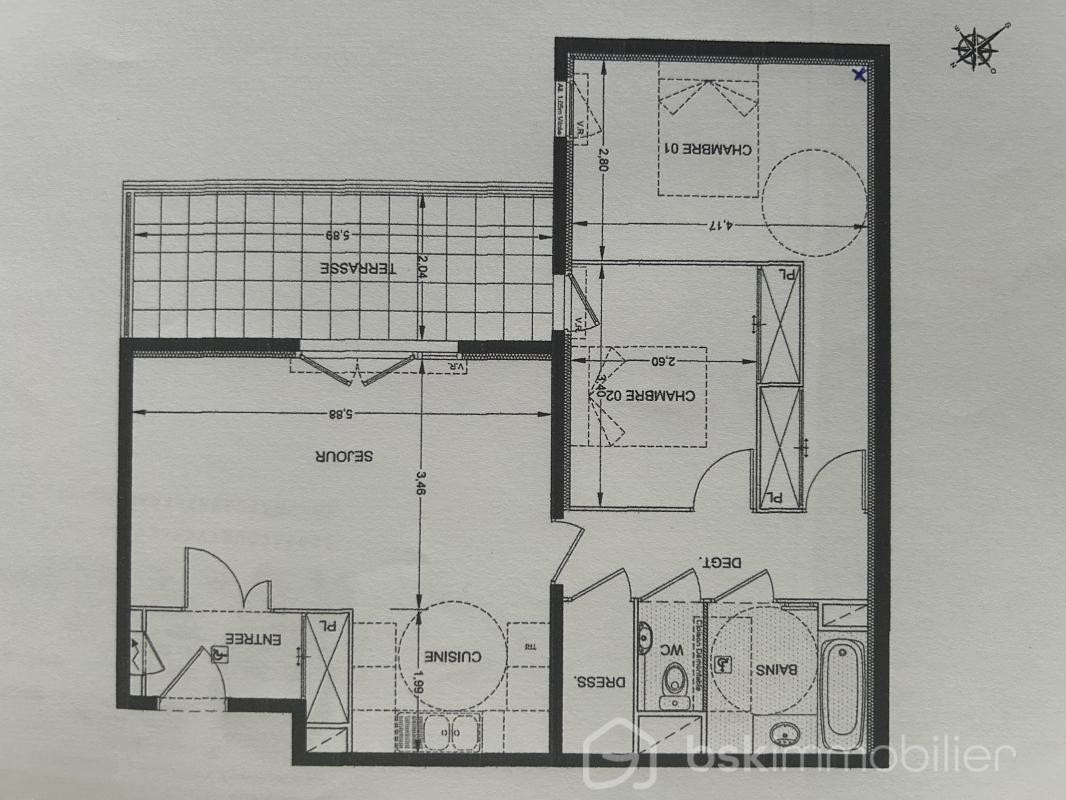 Vente Appartement à Auribeau-sur-Siagne 3 pièces