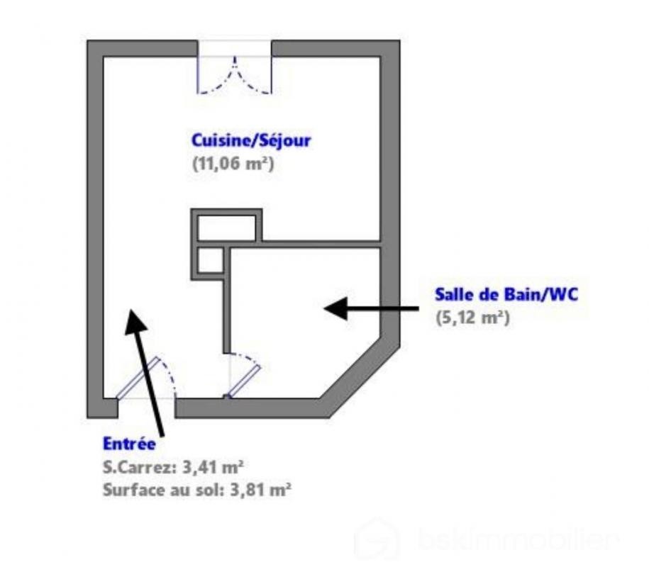 Vente Appartement à Béziers 1 pièce