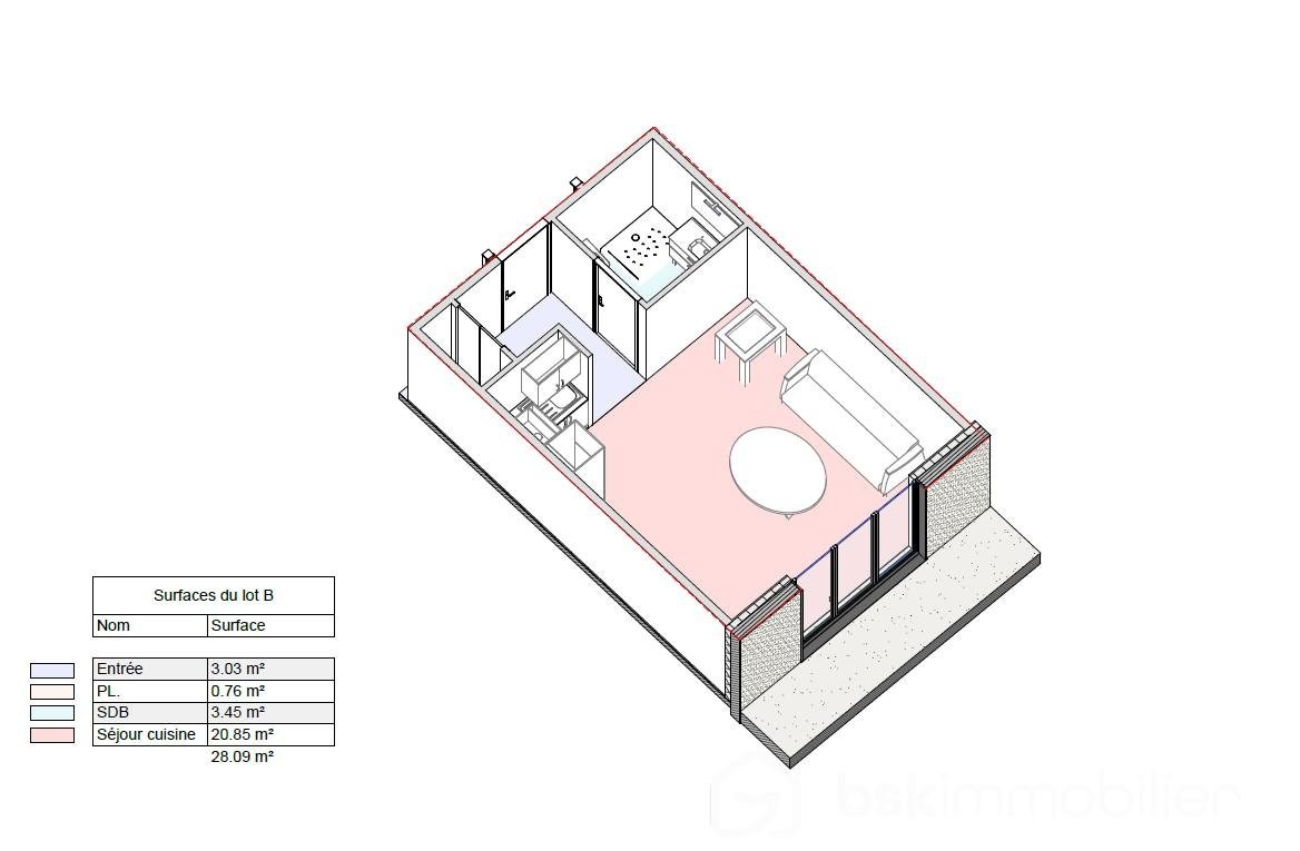 Vente Appartement à Montévrain 1 pièce