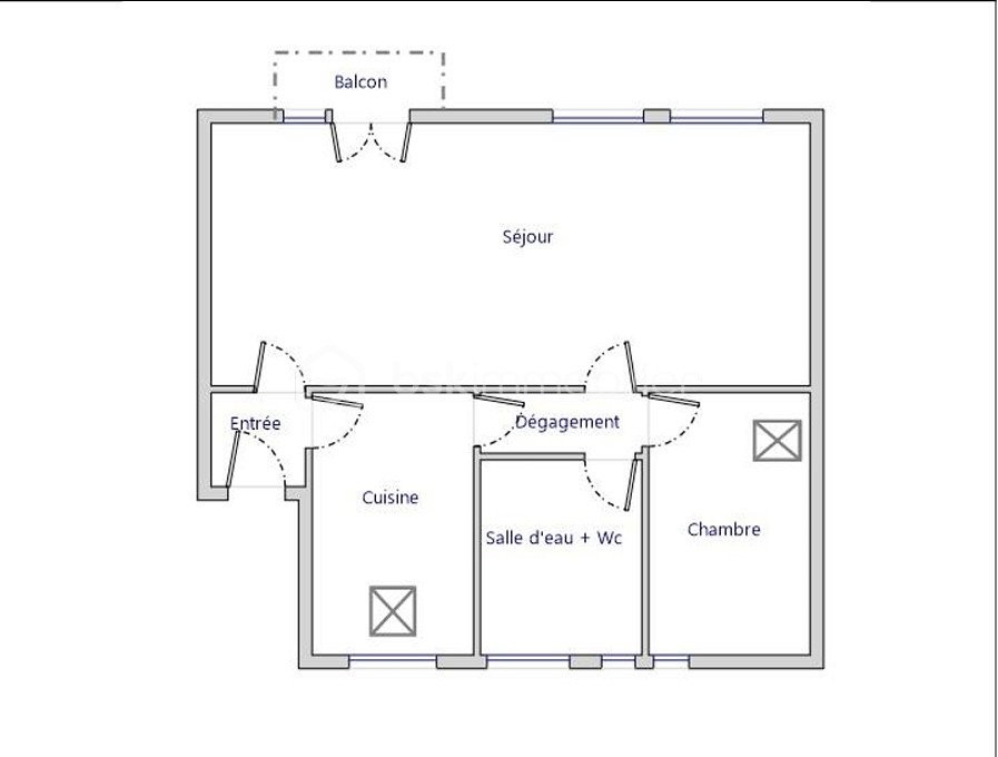 Location Appartement à Courlon-sur-Yonne 2 pièces