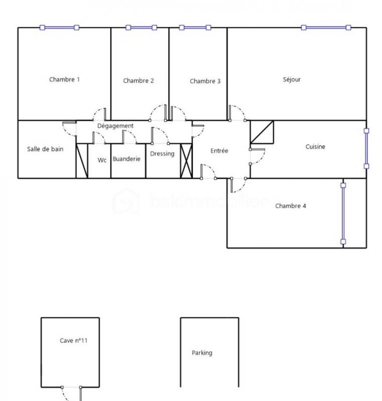 Vente Appartement à Aulnay-sous-Bois 6 pièces