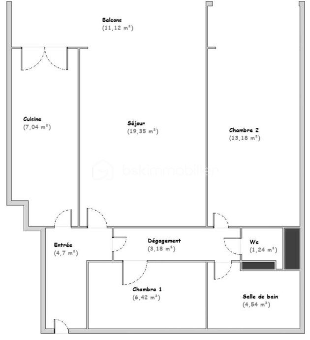 Vente Appartement à Villeneuve-Saint-Georges 2 pièces