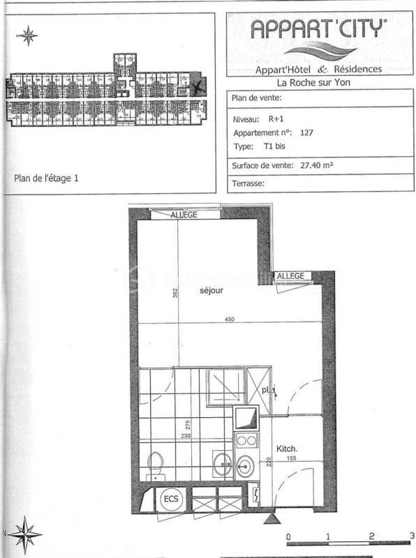 Vente Appartement à la Roche-sur-Yon 1 pièce