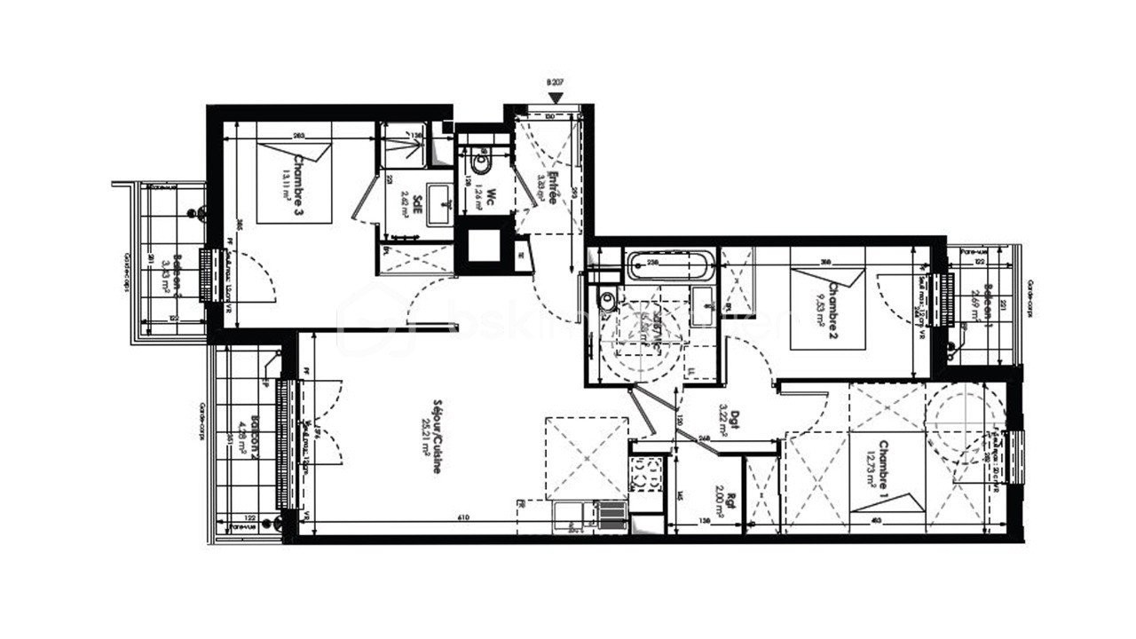 Vente Appartement à Champigny-sur-Marne 4 pièces