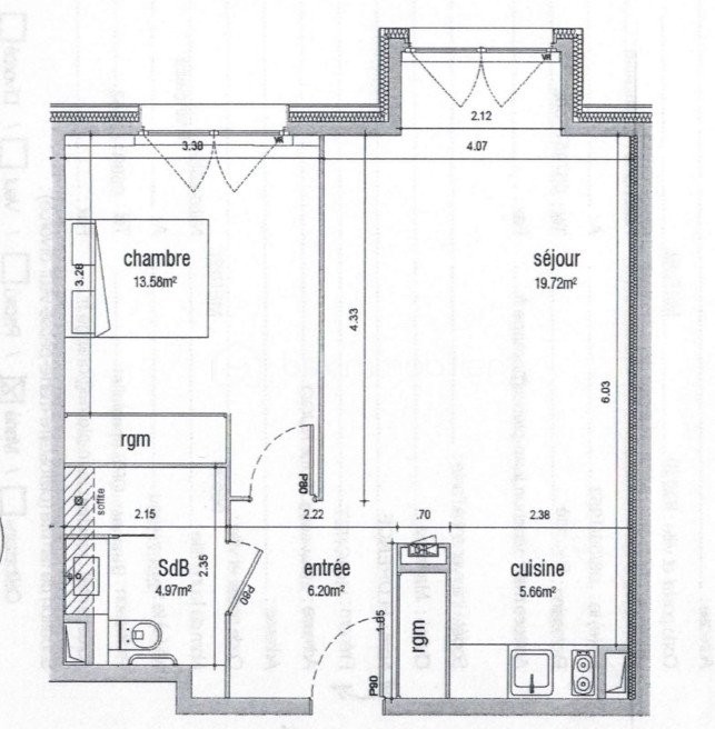 Vente Appartement à Saint-Michel-sur-Orge 2 pièces