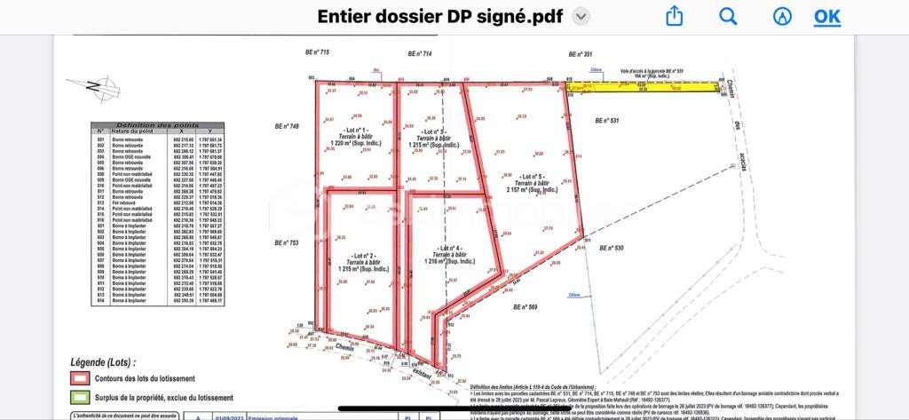 Vente Terrain à Saint-François 0 pièce