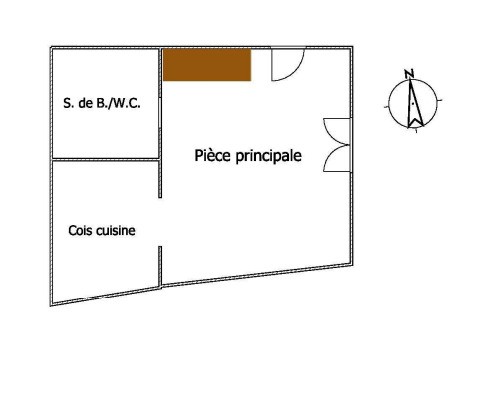 Vente Appartement à Bordeaux 1 pièce