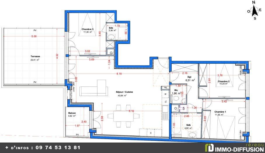 Vente Appartement à le Perreux-sur-Marne 4 pièces