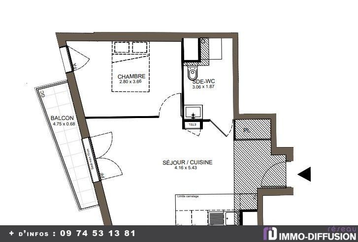 Vente Appartement à Noisy-le-Grand 2 pièces