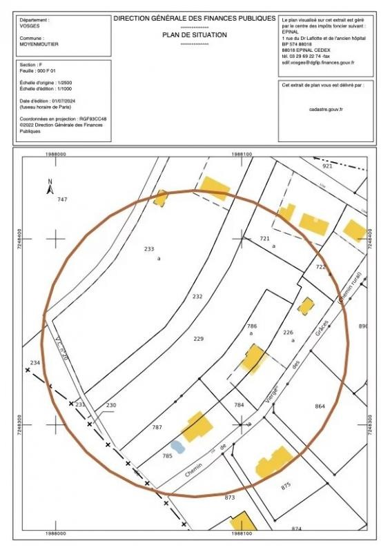 Vente Terrain à Moyenmoutier 0 pièce