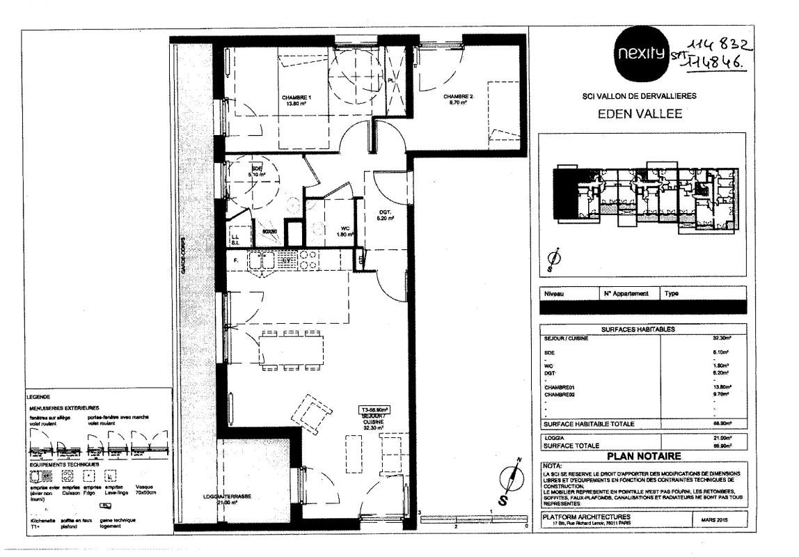 Location Appartement à Nantes 3 pièces