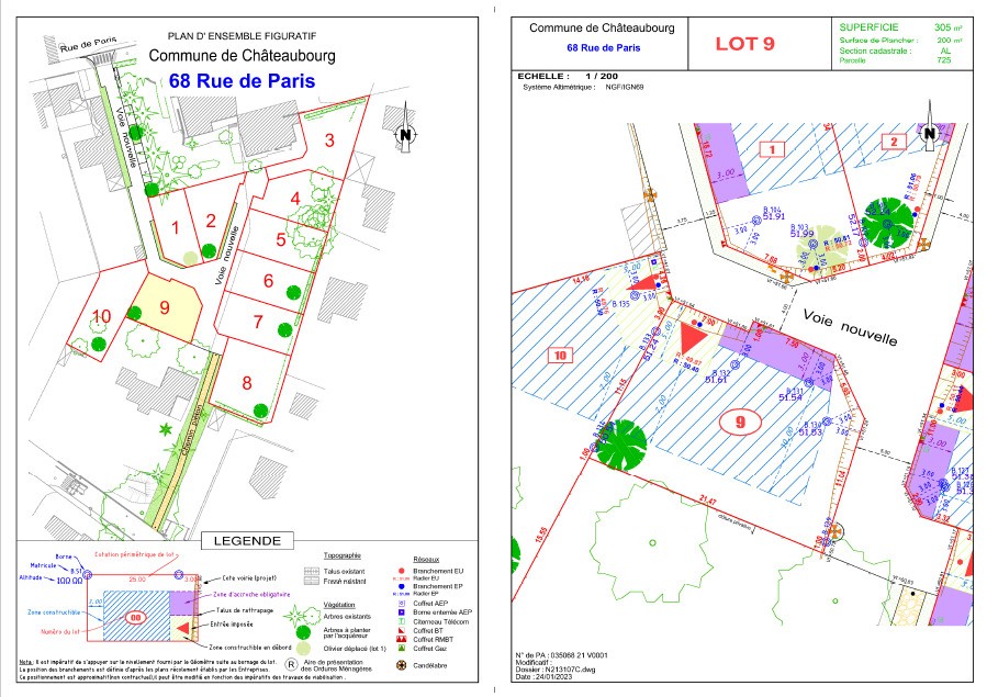 Vente Terrain à Châteaubourg 0 pièce