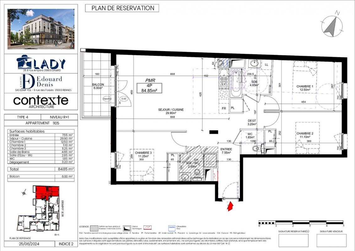 Vente Appartement à Dinard 4 pièces