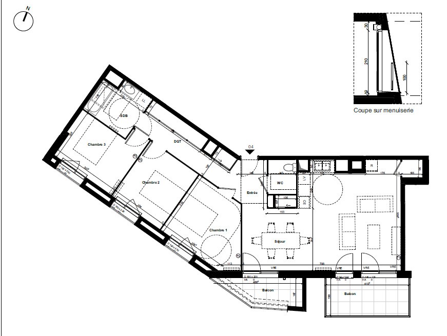 Vente Appartement à Saint-Martin-d'Hères 4 pièces